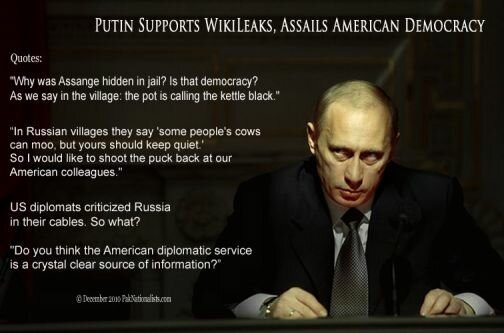 Putin Supports Assange, Ridicules Washington’s Democracy Claim